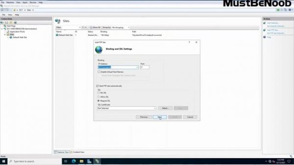 11. Configure FTP Server in Windows Server 2022