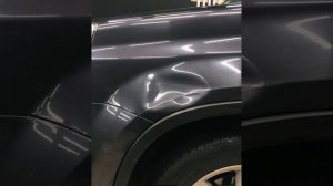 Удаление вмятины без покраски