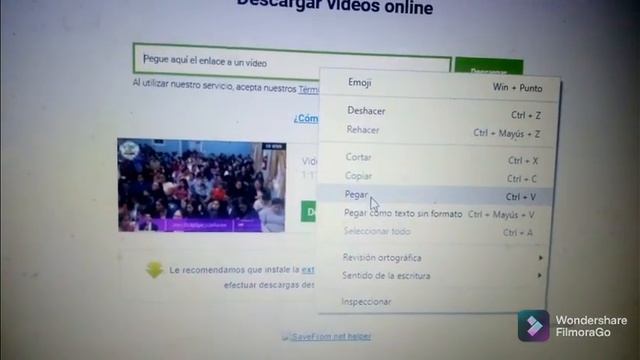 Como descargar una película cristiana en Facebook utilizando la página savefrom.net смотреть онлайн