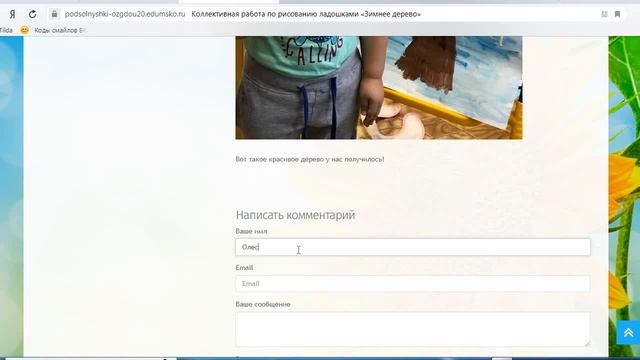 Детский сад 20  Орехово-Зуево _инструкция для родителей