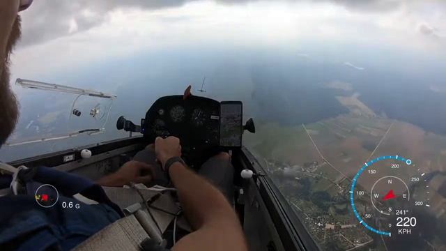 Jantar SZD 48-3 Spin Recovery Practice смотреть онлайн