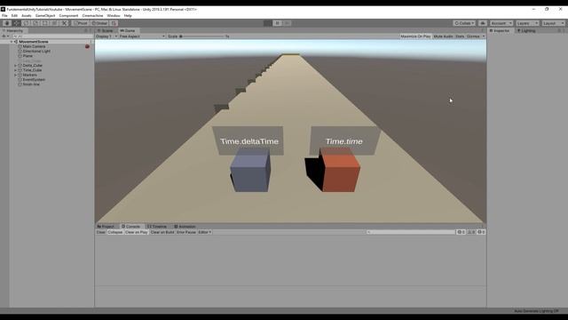 What is the difference between Time.deltaTime and Time.time in unity? смотреть онлайн