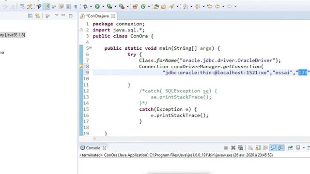 Comment connecter une application java à une base de données Oracle смотреть онлайн