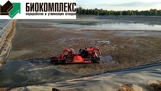 Запуск плавающей мешалки агитатора Nuhn. Июль 2017 смотреть онлайн