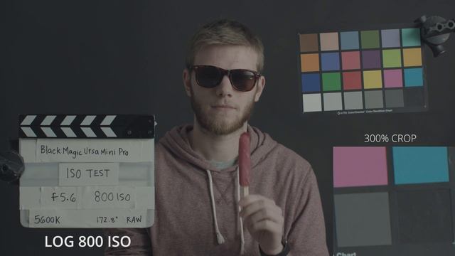 Blackmagic URSA Mini Pro ISO Noise Test смотреть онлайн