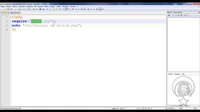 Php dilinde switch kullanımı, require ve include fonksiyonları смотреть онлайн