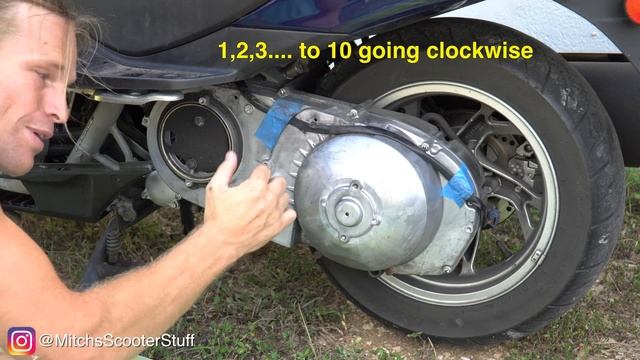 07+ Suzuki Burgman 400 - CVT Cover Removal | Mitch's Scooter Stuff смотреть онлайн