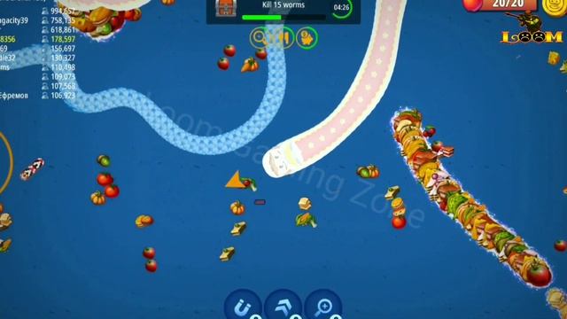 Wormszone.io Best Snake Gameplay | Saamp wala game | Snake Game 2023 | Rắn Săn Mồi | Wormate zone.i смотреть онлайн