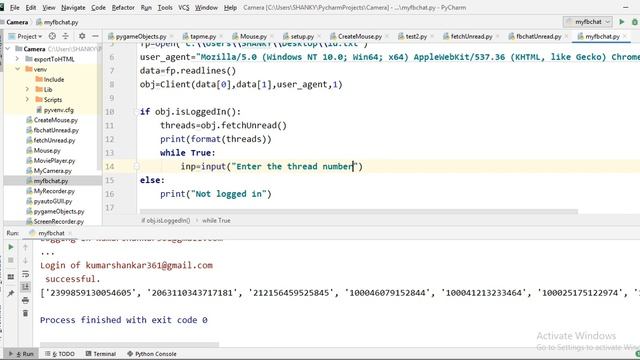 Facebook bot in python | See only Unread messages from Facebook using fbchat | Part 3 смотреть онлайн