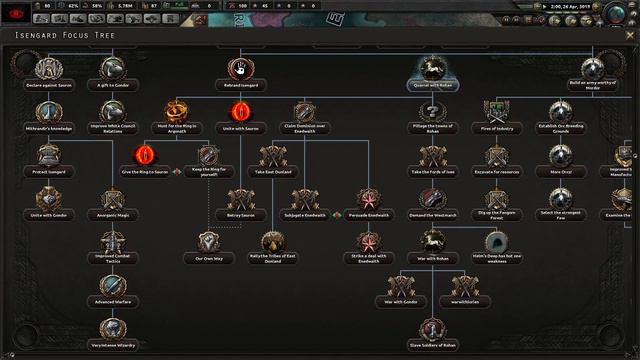 [FR] Hearts of Iron IV | La Guerre de l'Anneau | mod LOTR #01 смотреть онлайн
