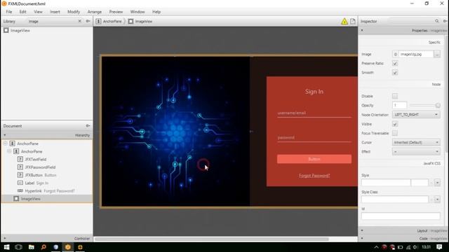 JavaFX Login Example - Scene builder and Netbeans смотреть онлайн