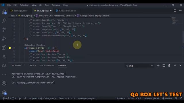 #8 Mocha - Chai - TDD assert & BDD expect and should смотреть онлайн