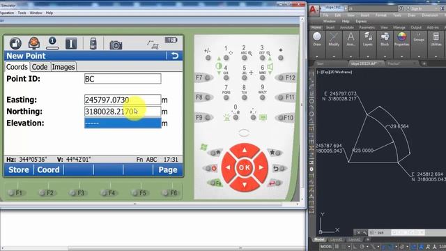 How to Recall segments of horizontal Curve after calculating in cogo with Leica Total Station TS15 смотреть онлайн