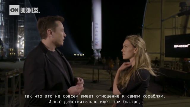 Илон Маск: "Starship может вывести людей на орбиту в течение года" смотреть онлайн