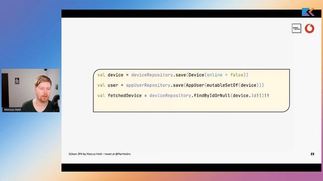 (k)lean JPA — Fallstricke und Clean Code mit JPA & Kotlin | Vortrag auf der KKON digital 2021 смотреть онлайн