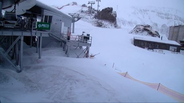 Станция Кругозор вид на Эльбрус-Station Horizon view of the Elbrus смотреть онлайн