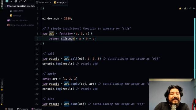 Javascript Arrow Function смотреть онлайн