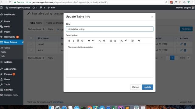 How to Import Table from CSV in WordPress using Ninja Tables Plugin смотреть онлайн
