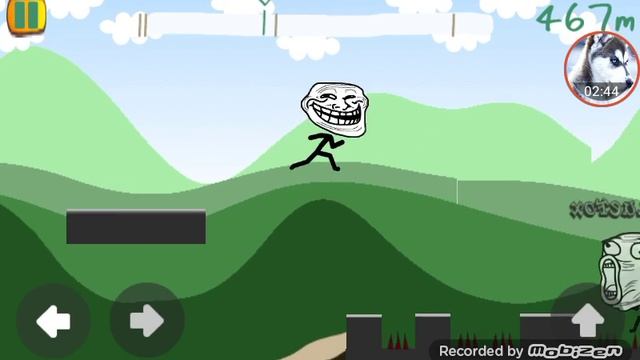 Обзор Trollface Fun Run