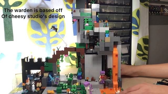 Giant Lego Minecraft Cave Moc