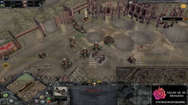 Dawn of War Unification 1 v 1 Salamanders (HUNtington) vs Death Korp of Krieg (Lord McQueef) смотреть онлайн