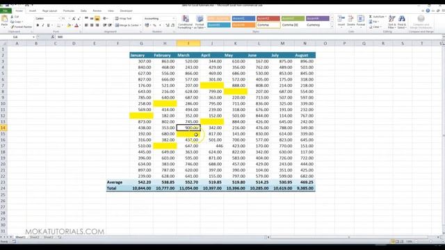 Excel 2010 - How to hide data in specific cells | Moka Tutorials смотреть онлайн
