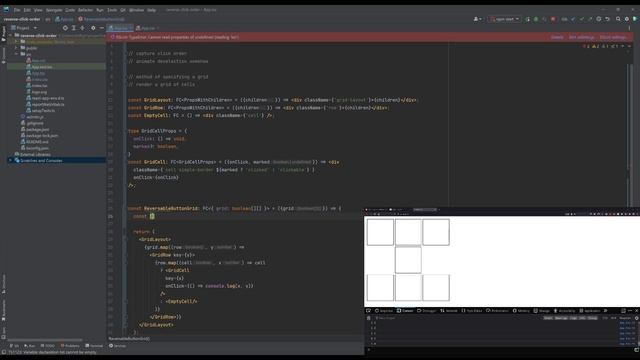 Simple animation in react - Reverse Click Order смотреть онлайн