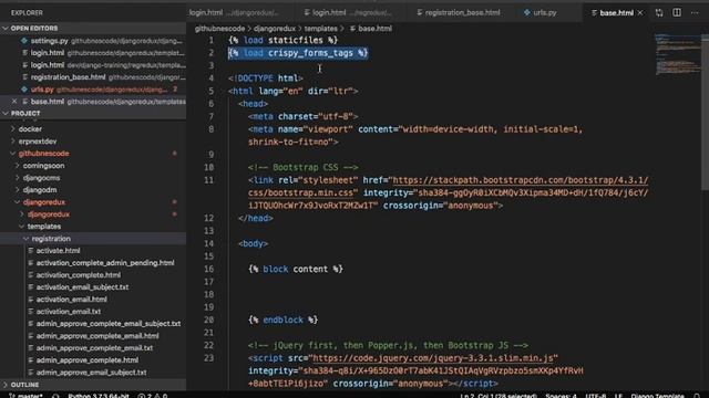 Django registration redux part3 смотреть онлайн