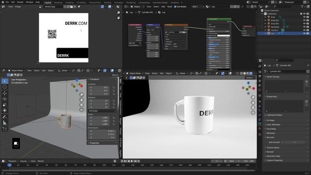Adding Printed Graphics To A Product In Blender
