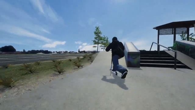 ПЕРВОЕ ВИДЕО ПО SCOOTER FLOW? делаю крутые трюки на карте мега рампа смотреть онлайн