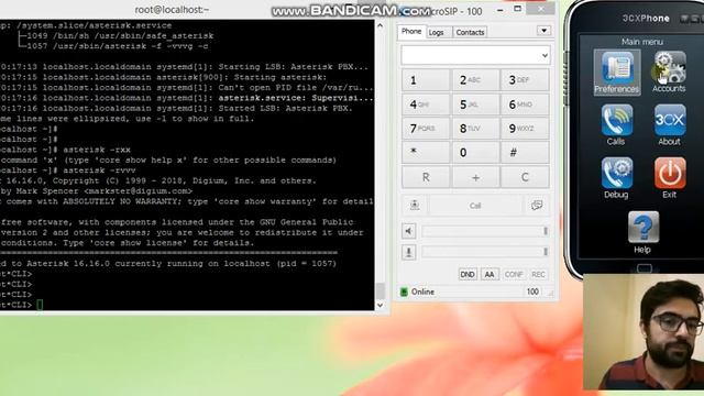 Asterisk SIP Server on CentOs смотреть онлайн