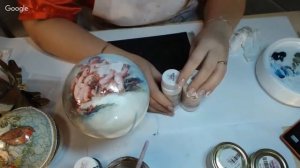 Наталья Каримова  Большие новогодние шары