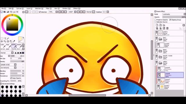 HOW I SHADE ON PAINT TOOL SAI // a tutorial смотреть онлайн