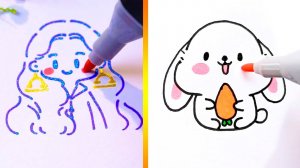 Простые идеи для рисования для детей. Легкие рисунки