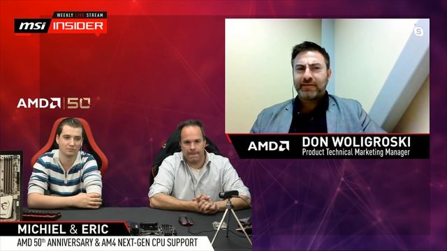 AMD 50th Anniversary & AM4 next-gen CPU support смотреть онлайн