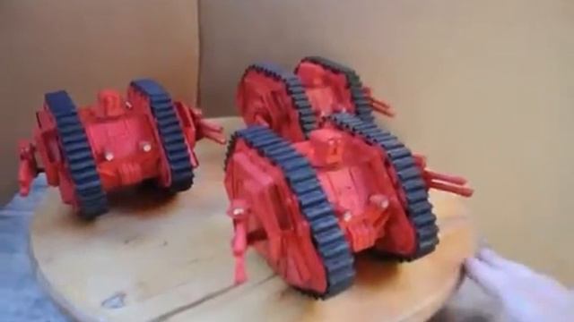 Wh40k 3 Land Raiders Mk1 Red, Scratch built смотреть онлайн