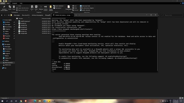 Instalar MongoDB y MongoDB Compass WIN 10 смотреть онлайн