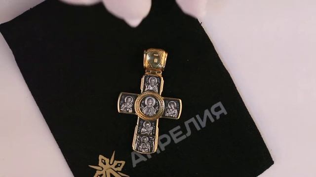 Распятие Христово с предстоящими. Спас Нерукотворный. Апостол Петр. Православный крест. смотреть онлайн