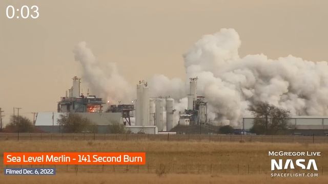 Raptor Test Firing Returns to the SpaceX Tripod Stand смотреть онлайн