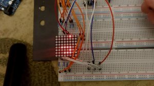 Игра змейка на Arduino Uno с экраном 8 на 8.