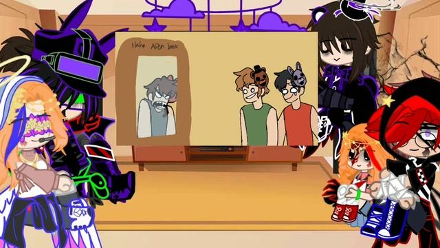 °Aftons react to FNAF 4 Tormentors memes //Part 2//°FNAF x Gacha°//° смотреть онлайн