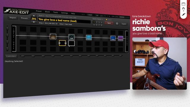 Decoding Richie Sambora's killer tone | You give love a bad name | Axe FX 2 Tutorial смотреть онлайн