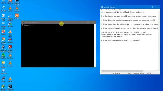 Membuat Server Chatting Menggunakan Debian 9 dan Openfire Bagian 1 смотреть онлайн