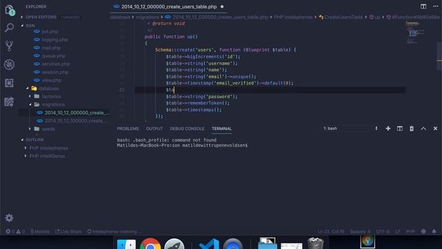 #Laravel how to make a social network with #Vue | User Migration смотреть онлайн