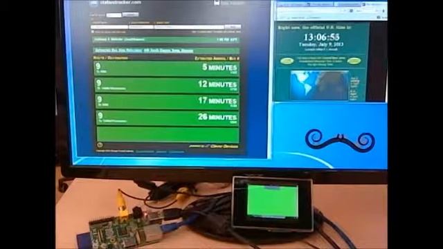 Raspberry Pi Transit Tracker Dashboard смотреть онлайн