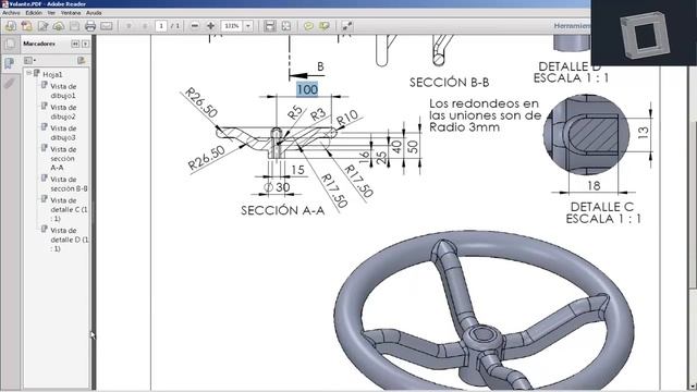Volante en AutoCAD 2015 смотреть онлайн