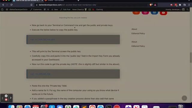 How to set up SSH access to your Blue host WordPress site смотреть онлайн