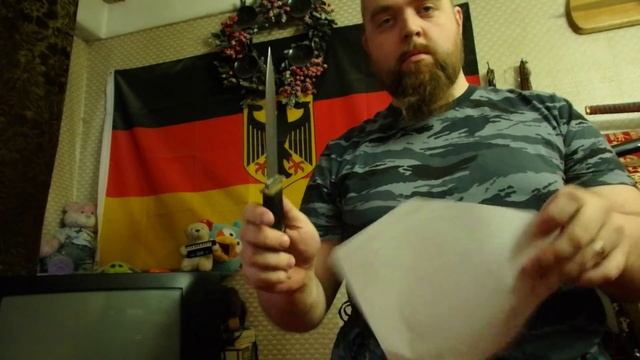 Böker Applegate-Fairbairn Combat II paper cutting test смотреть онлайн