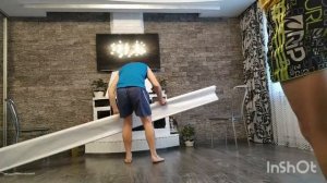 ЭКРАН ДЛЯ ПРОЕКТОРА. 3 метра УБИРАЕТСЯ ЗА 2 СЕКУНДЫ.СВОИМИ РУКАМИ.@builder-ideas_STROITEL