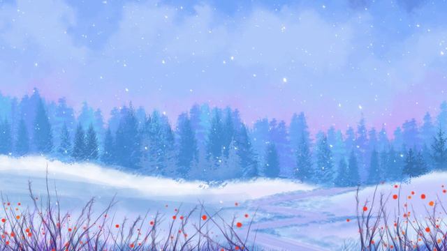 Snowy Morning ❄️☃️ Relaxing Music & Winter Ambience - Howling Wind Sounds, Snowfall Sounds for Slee смотреть онлайн